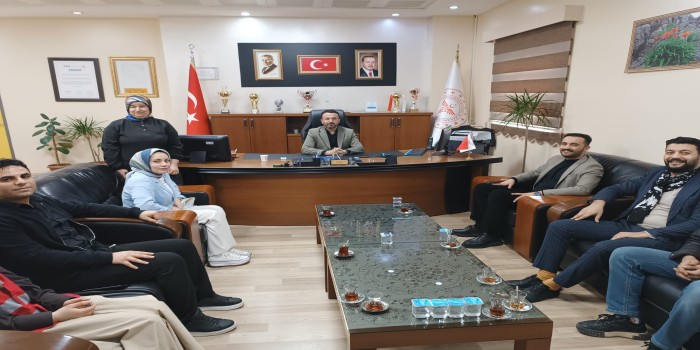 Kızılay heyetinden Başhekim Akel’e ziyaret